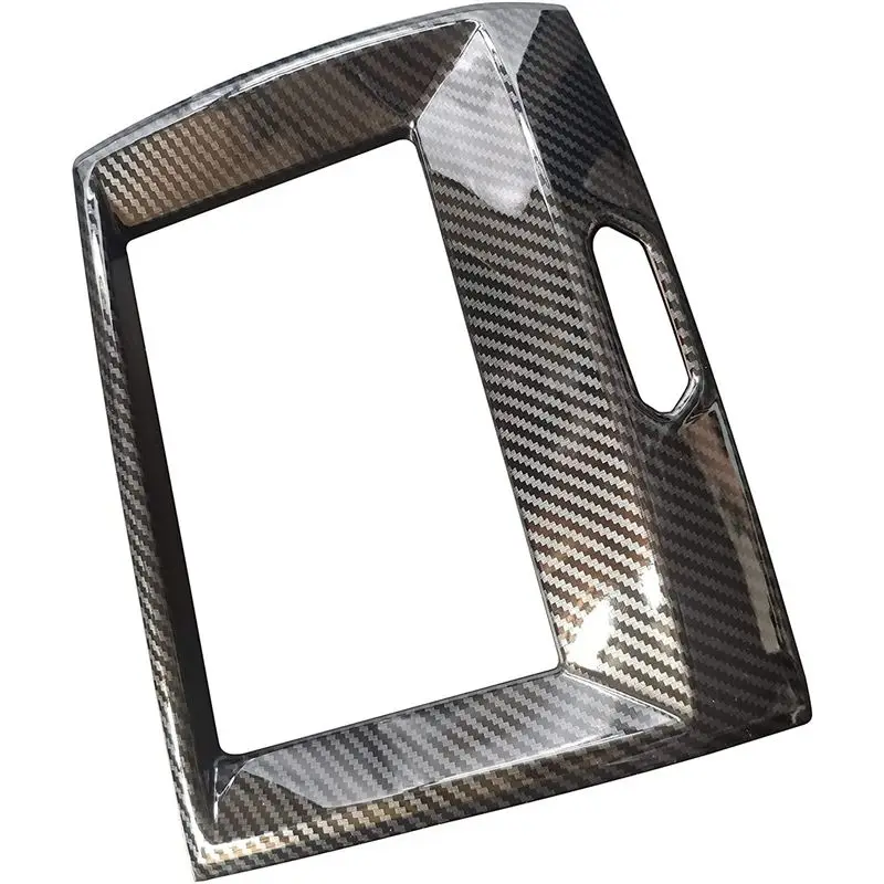 3X For Ford Ranger Everest Endeavor 2015+ Carbon Fiber Inner Center Navigation Cover Trim Frame Decorator-L94A