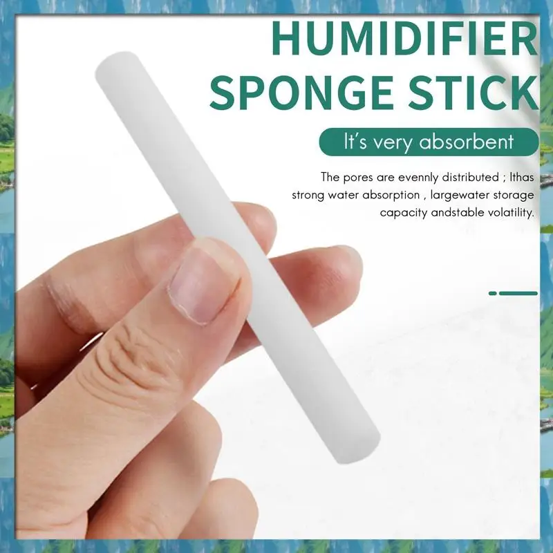 

The 10Pcs/Pack Humidifier Filter Replacement Cotton Sponge Stick For Usb Humidifier Aroma Diffuser Mist Maker Air Humidifier