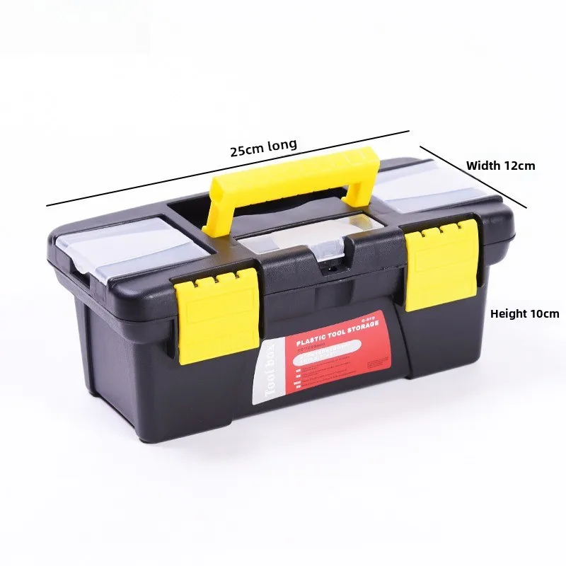 Reinforced Compression Resistant 10-inch Household Art Storage Box, Auto Repair Tool Parts Storage Box, Plastic Hardware Toolbox