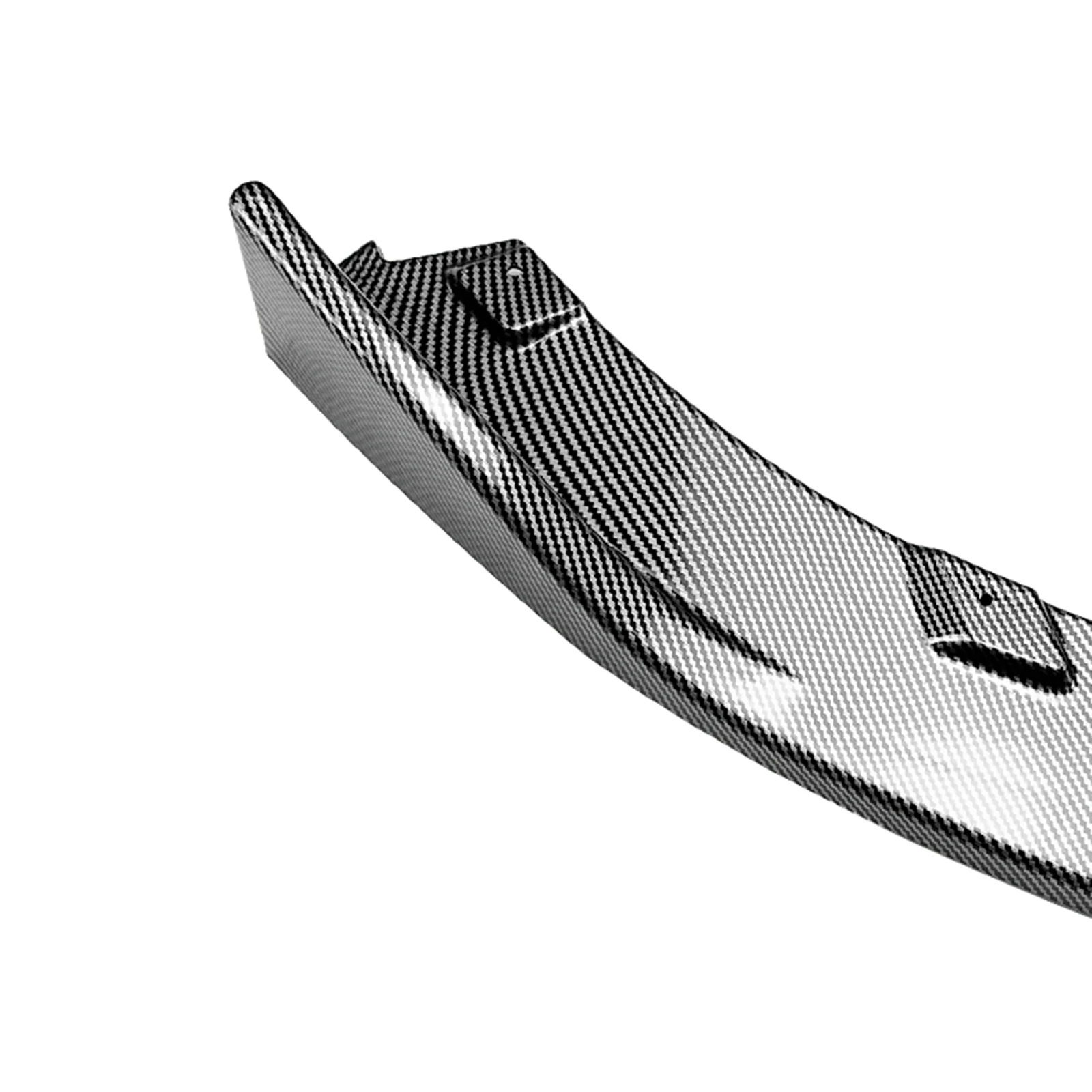 Front Bumper Spoiler Lip For Mazda MX-5 MX5 Miata ND 2016-2026 2-Door Carbon Fiber Look/Gloss Black Lower Splitter Protector view 4