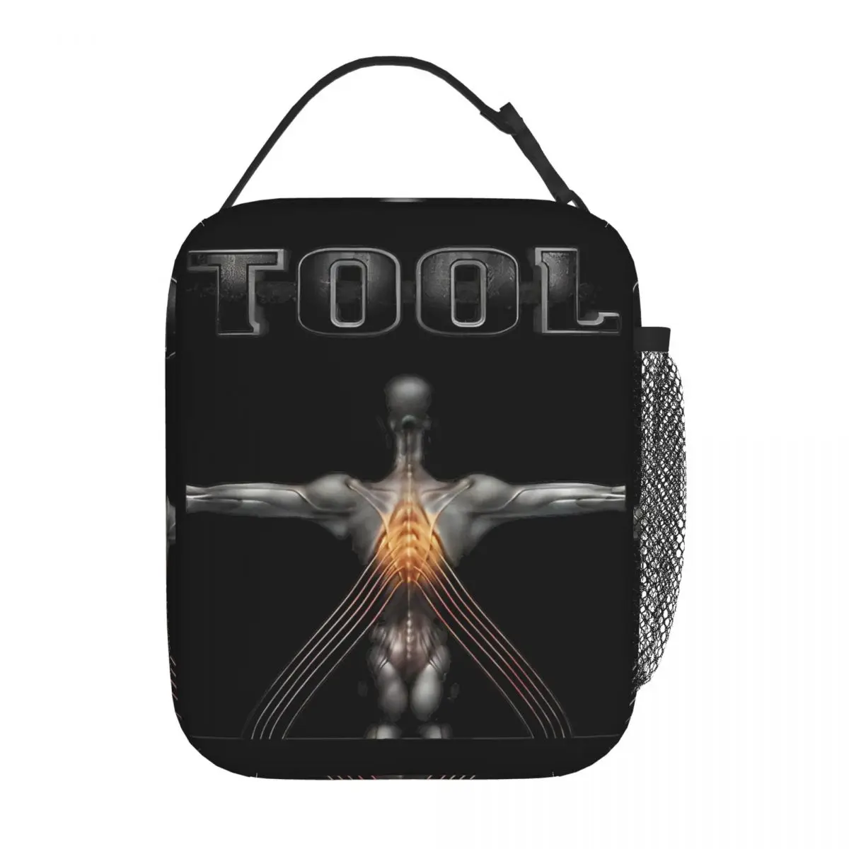 Металлические изолированные Ланч-боксы рок Tool Band Music, ящик для хранения продуктов питания, многоразовые термоохлаждающие Ланч-боксы для работы