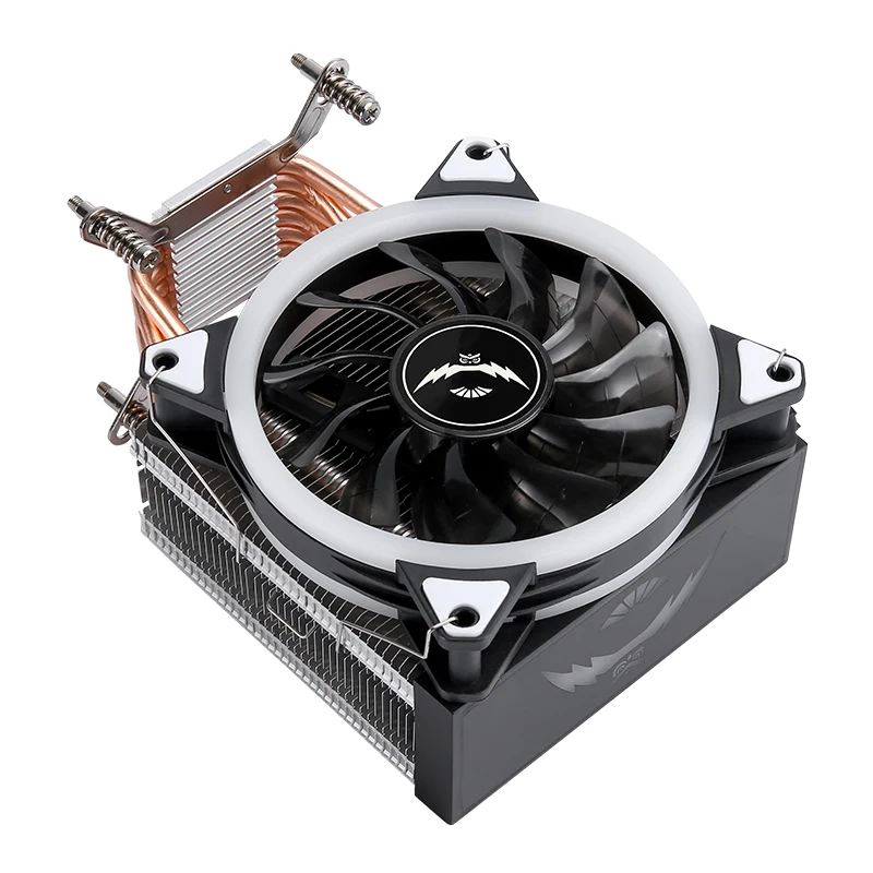 LGA2011 refroidisseur 120mm 4/6 caloduc x79 x99 ventilateur de processeur refroidi par Air 3 broches/4 broches Compatible Intel 1200 1700 115x 18xx 1366 2066 i5 i7 E5