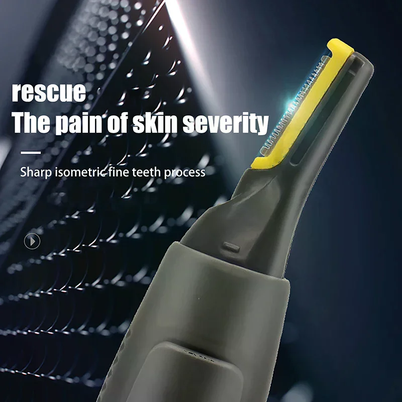 

Триммер для волос Precision Mini: портативный, безопасный, ультратонкий, электрический, для носа и ушей, для мужчин, водонепроницаемый, для чистой стрижки