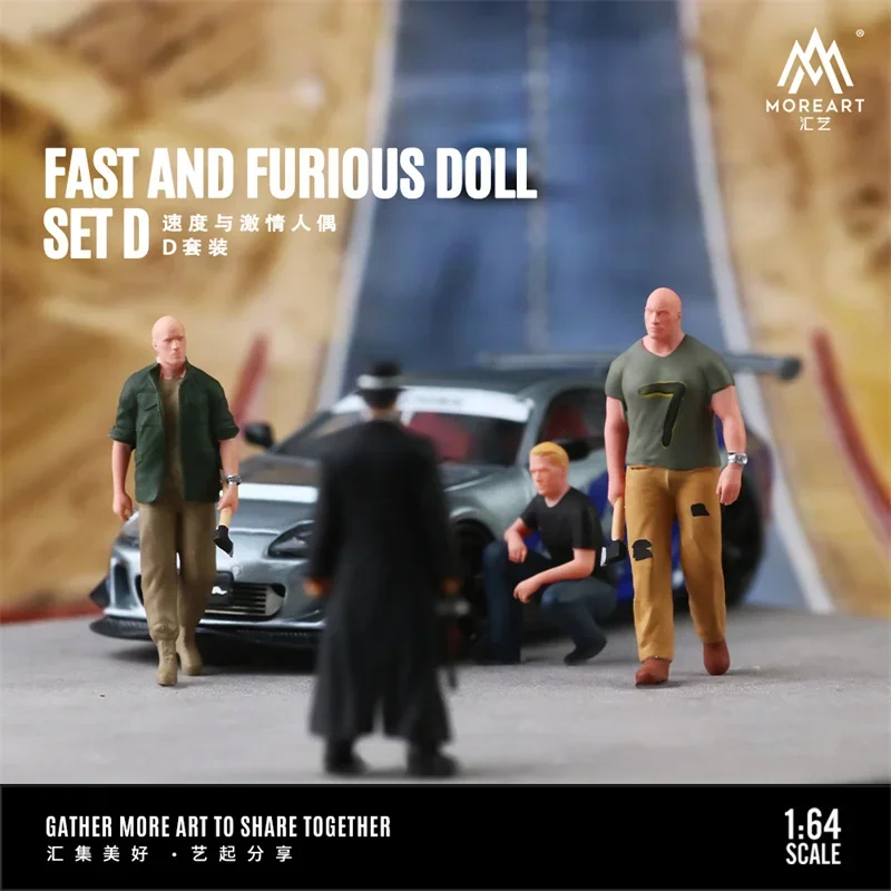 MoreArt 1:64 FAST AND FURIOUS DOLL SET Figres