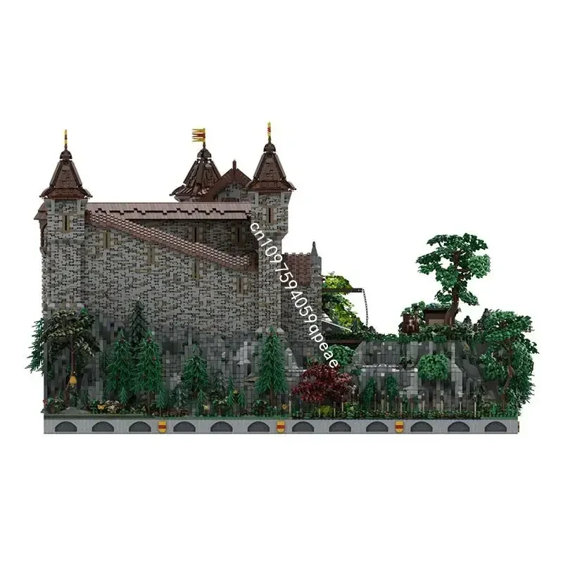 Nuovo 81209 Pz Moc Europeo Medievale Street View Castello Hohengerold Puzzle Personalizzato Modello Fai Da Te Idee Creative Giocattolo Del Capretto Regalo Di Compleanno