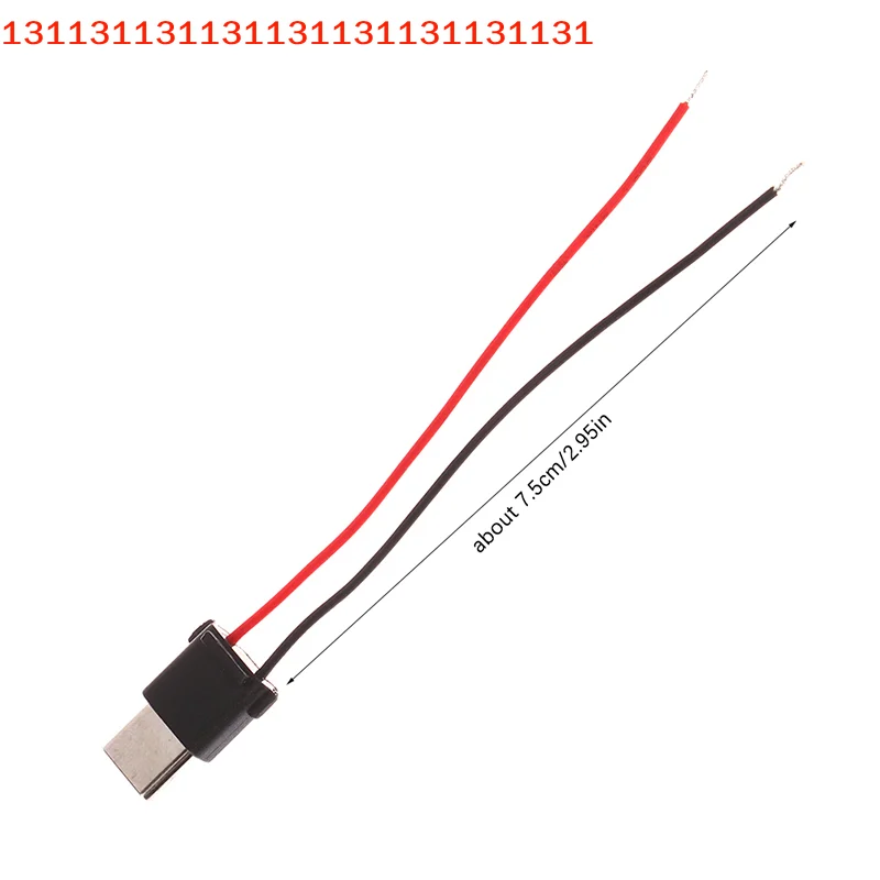 Waterproof USB Type-C Connector Female Socket with Welding Wire Charging Interface Port for Electronic Components