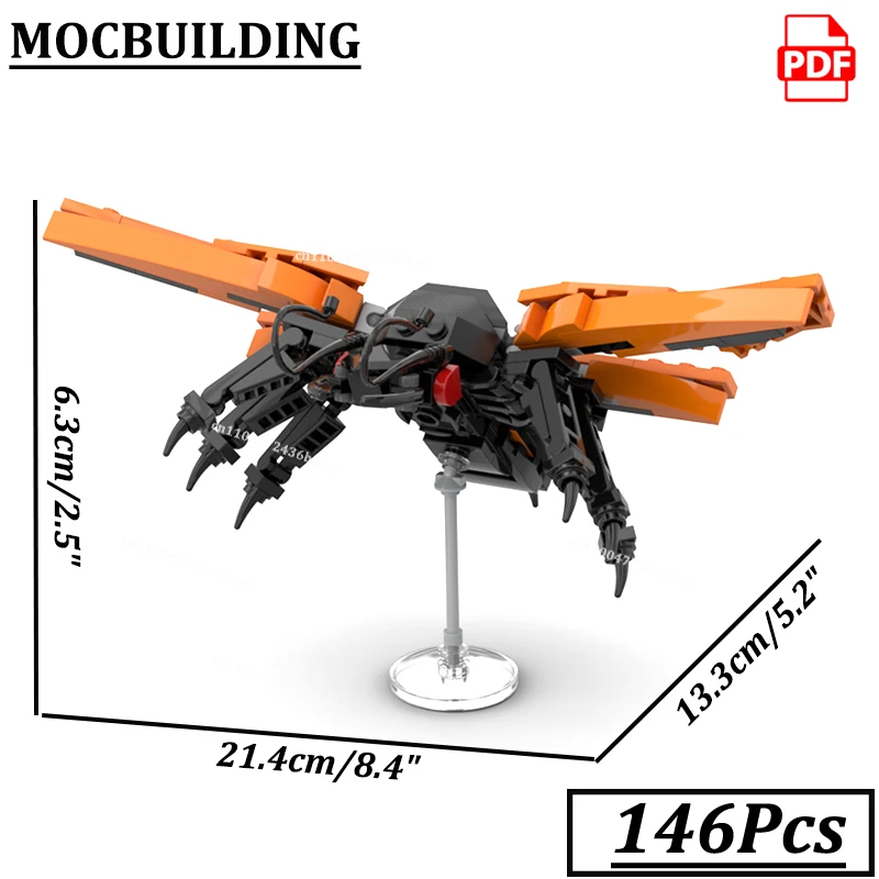 Sci Fi Creature Stingwing Model Bloatfly Bricks Cazador Blocks Scorpion Blocks MOCBUILDING Robo-Scorpion Construction Toys