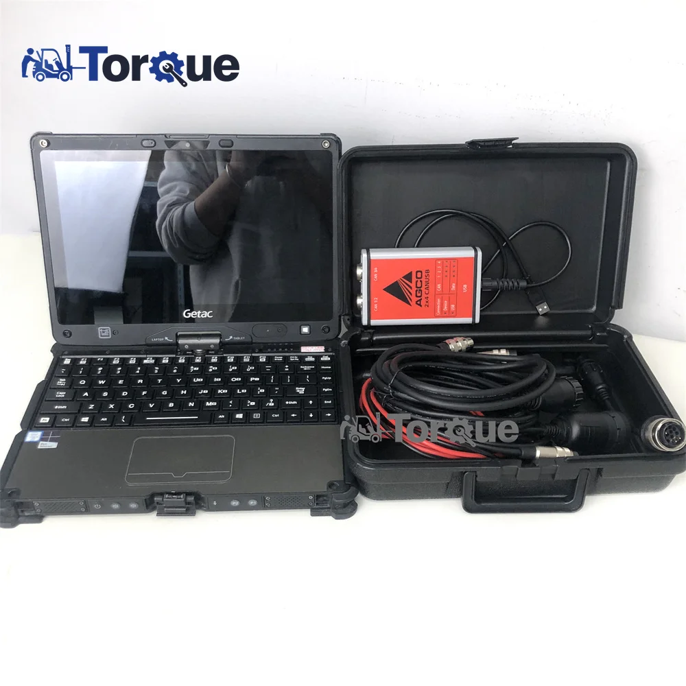 Getac Laptop for AGCO CANUSB EDT key dongle OEM AGCO Diagnostic Tool Agricultural Electronic Tractor Massey Ferguson Interface