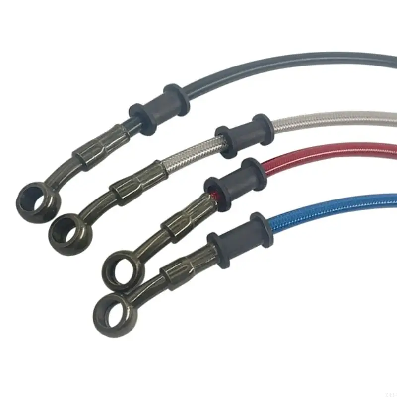 

2025 New 60/90/120cm Motorbike Oil Hose Brake Line Braided Steel Gas- Clutch Pipe Easy Installation Used for ATV Pit Dirt Bike