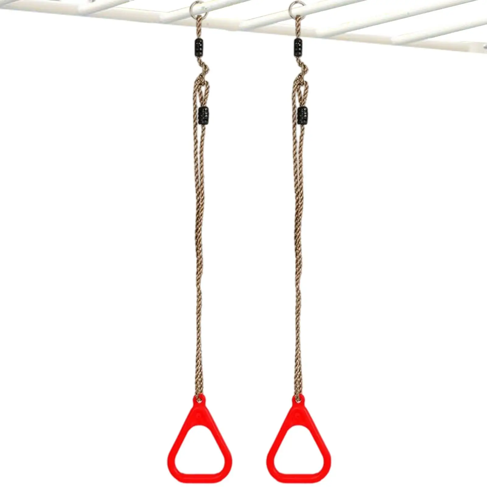 Gym Rings Strength Training Home Gym Accessories Long Straps Fitness Pulling Rings For Youth Boys Girls Kids Outdoor Playground
