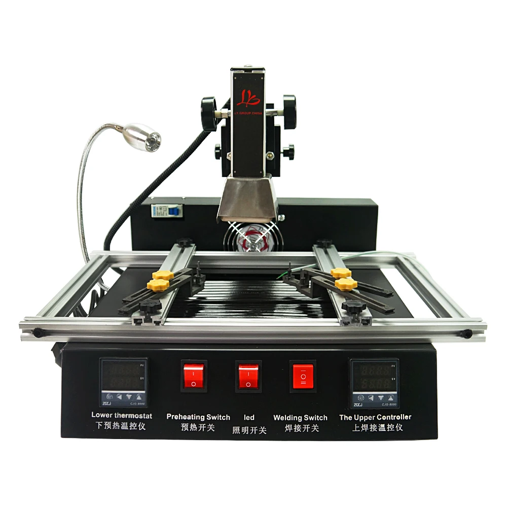 

LY M770 New BGA Rework Station SMT Soldering Welding Machine Solder Flux Balls Paste Wick Station Reballing Full Kit