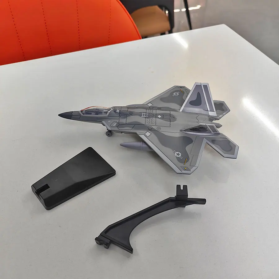 โจมตีนักสู้-โลหะสีเทาหล่อเครื่องบินทหารของเล่นรุ่นเหมาะสําหรับของขวัญวันวาเลนไทน์,ของขวัญวันเกิด