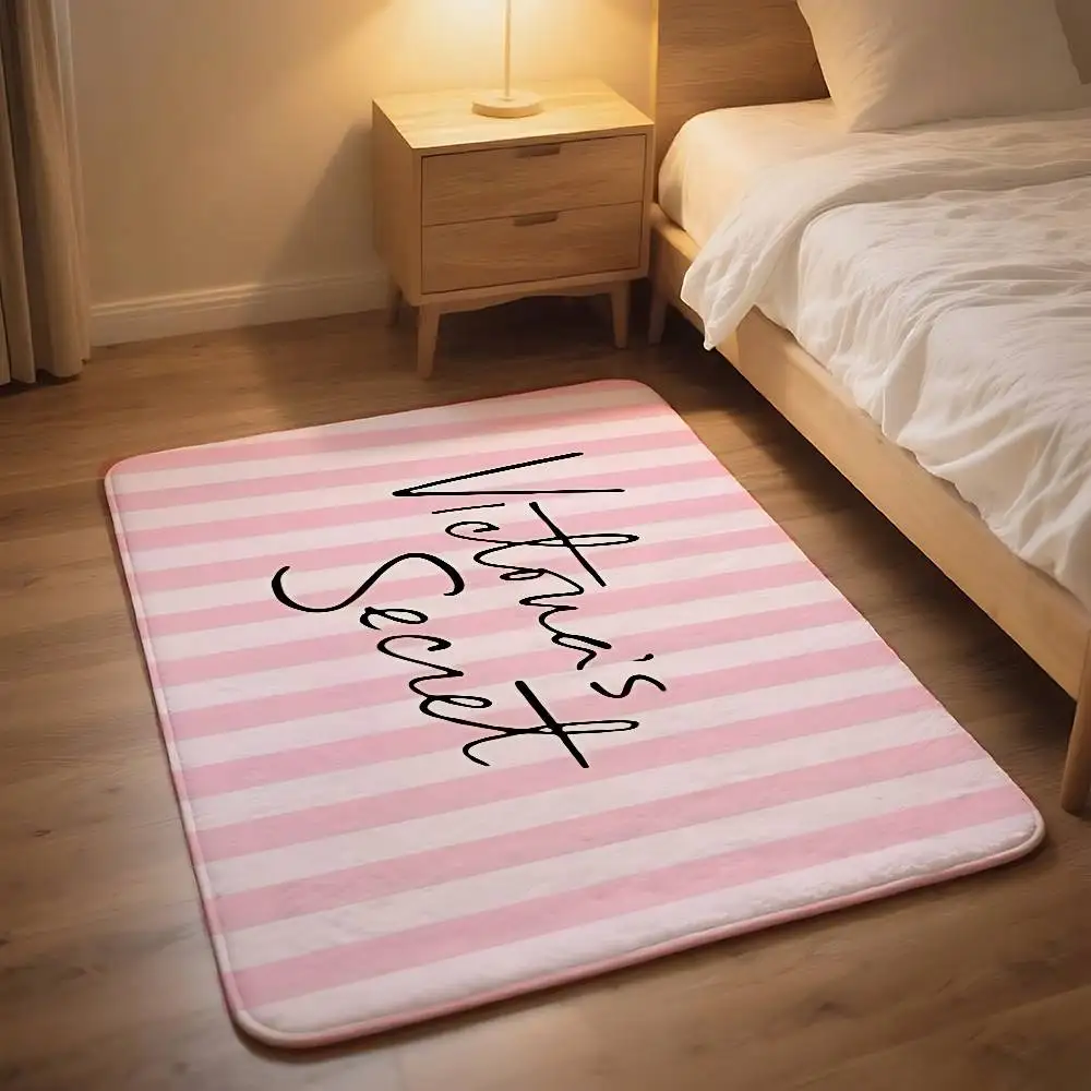 V-Vics-torias S-sec-rets Carpet Bathroom Anti-slip Mat Door Mat Home Decoration Mat Entrance Door Mat Scratch-resistant Door Mat