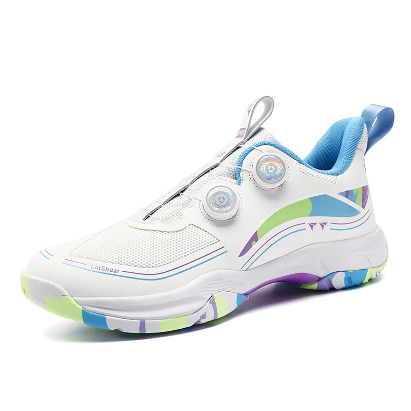 

Couples High Performance Training Sneakers Professional Badminton Tennis Ping Pong Ultra Light Shoes