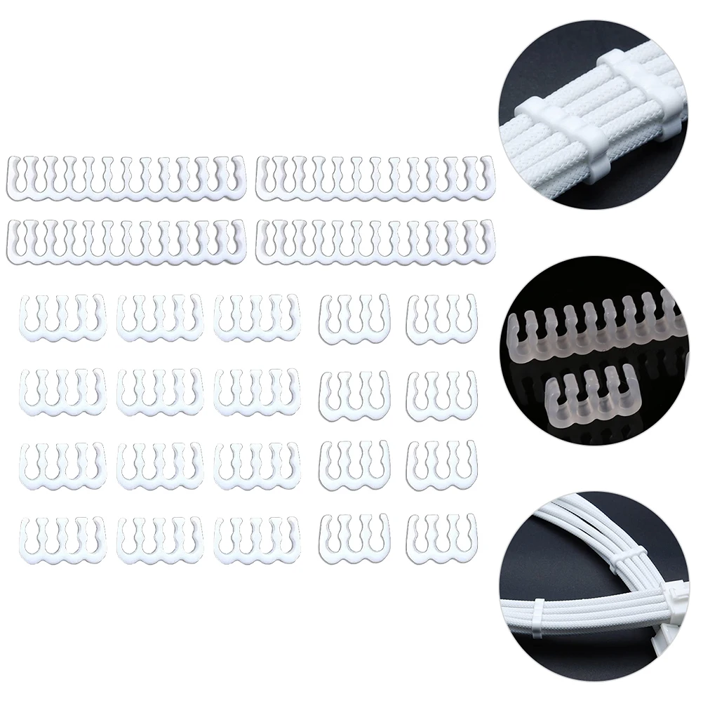 

Power Extension Cord Computer Supply Cable Clip Manager Customization Comb Bridged