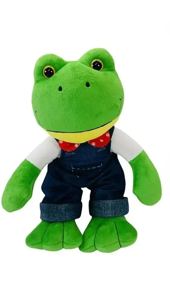 New Magic Expression Plush Doll Cartoon Girl 24cm Stuffed Animal Doll Soft Long Leg Frog Gift
