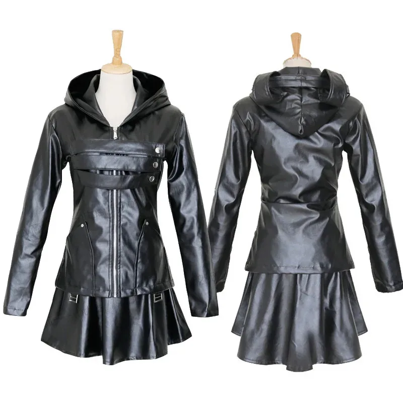 

CyTokyo Ghoul Touka Kirishima Косплей Костюм Черное Платье Боевая Униформа Маска Парик Полный Комплект Костюм Хэллоуин Вечеринка Наряд для Девочек