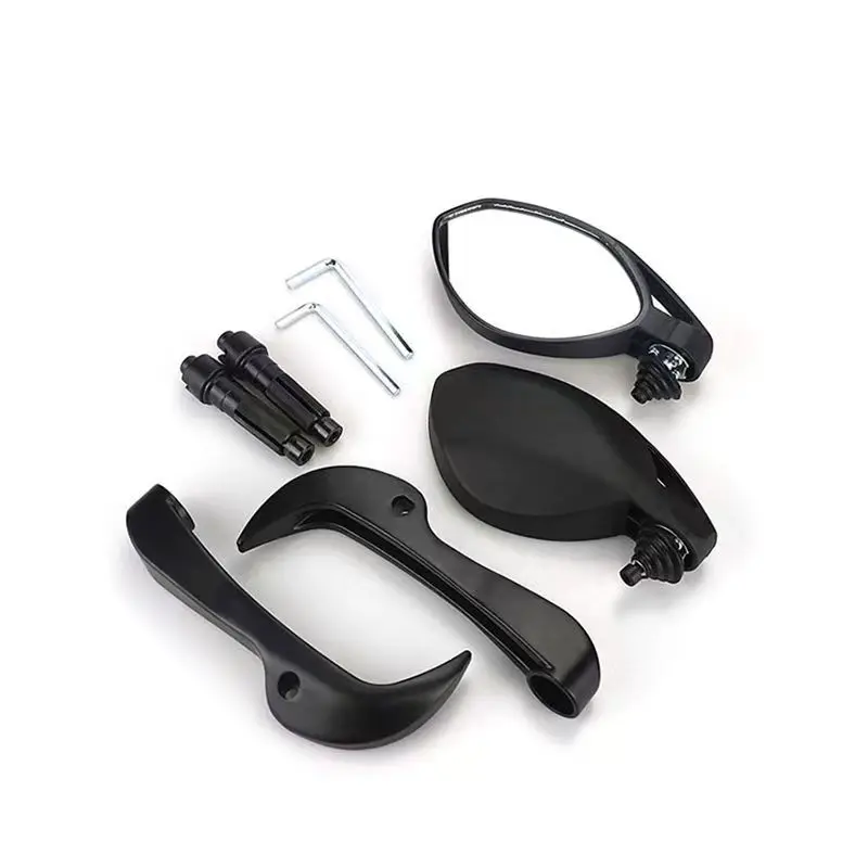 오토바이 핸드 가드 보호 브레이크 클러치 레버, 사이드 미러 쌍, MT07 MT-07 R3 R25 용, 22mm 백미러 쌍, 7/8 인치