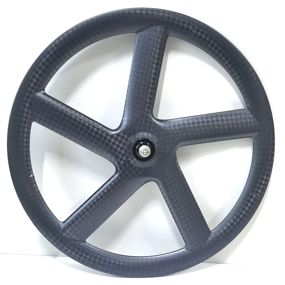 

New 700C 50mm Height Spokes Full Carbon Bicycle Wheel Clincher/Tubular Five Spoke Racing 11S 12S For Track Road TT Fixed Gear