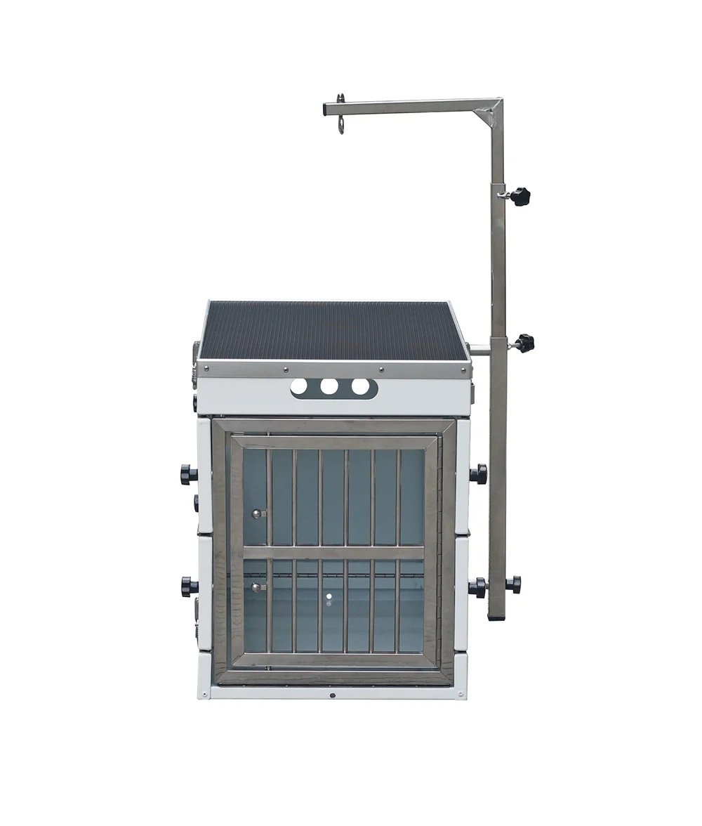 

Airline-Approved Pet Carrier Professional Aluminum Folding Cages Aluminum Trolley Box for Dogs Travel Dog Kennel Cage