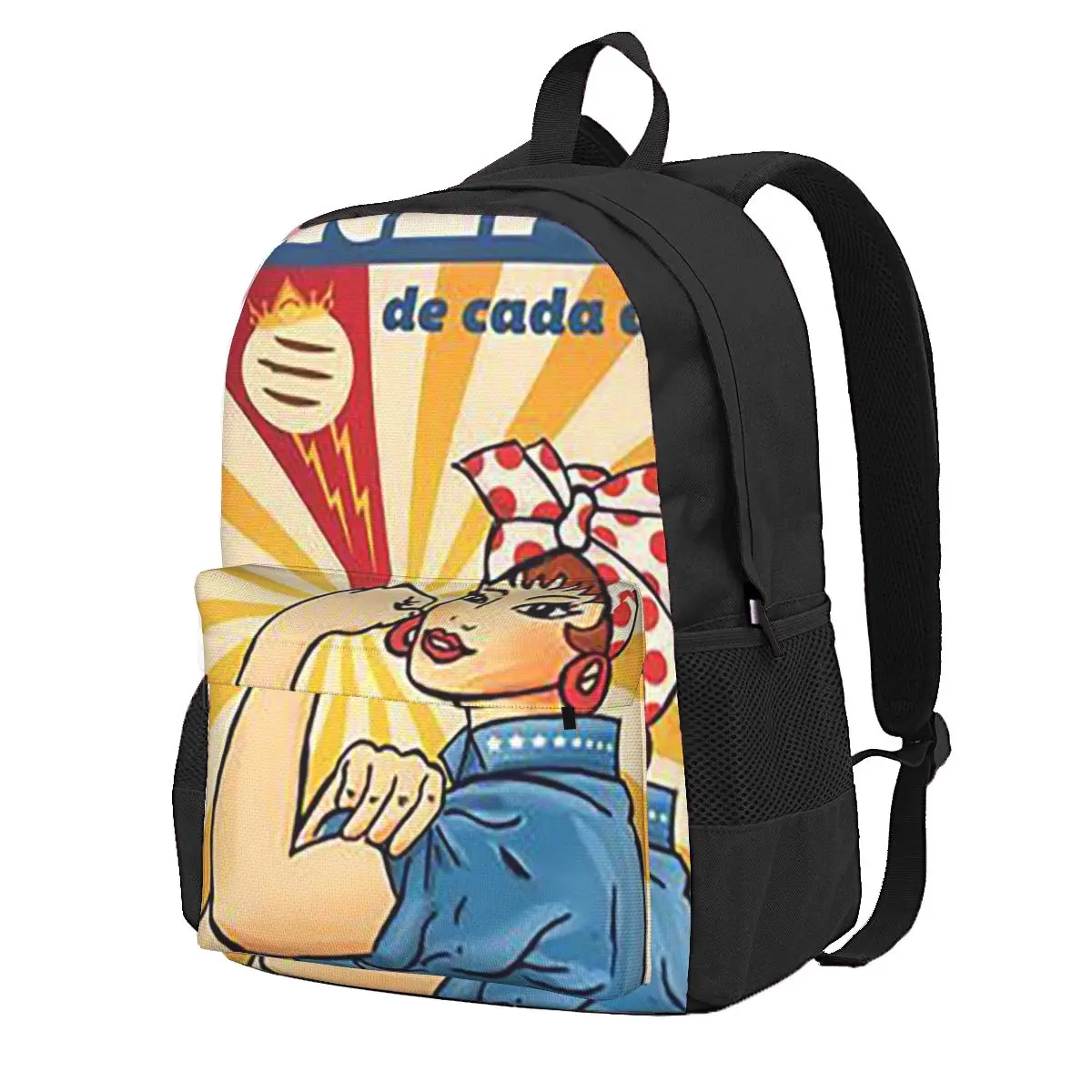 Arepas Venezuela Student Backpack School Bag Hiking Travel Daypack for Men Women Fashion Bookbag Shoulder Bags