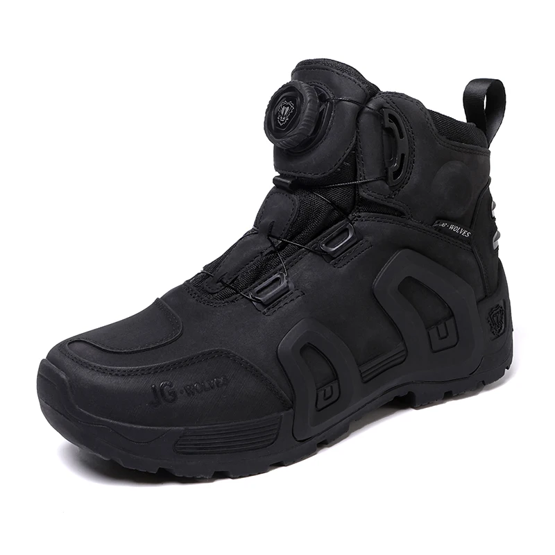 Motorcycle Riding Men Boots Waterproof Motocross Cycling Shoes Off-Road Motorbike Racing Anti-drop Breathable Equipment Soft