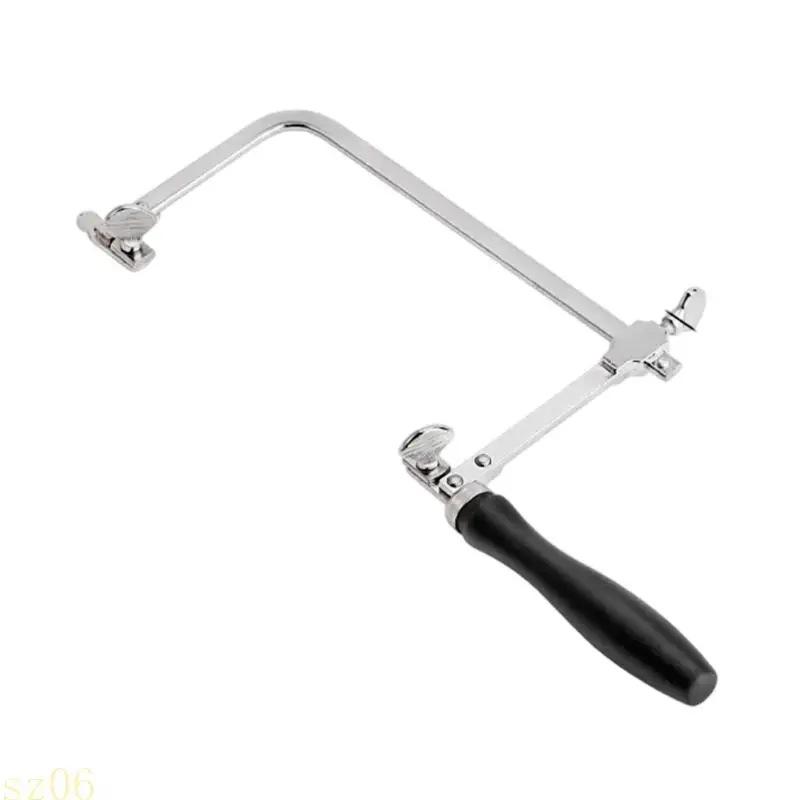 Q2Q4 Jeweler Sawing Sawing Carving Metal Craft Hand Tool Making Ergonomic Handle U Sawing Adjustable Crafting