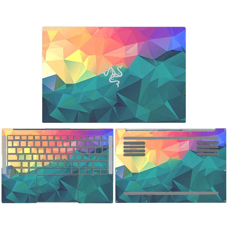 Piel de ordenador portátil para Razer Blade RZ09-0427 0483 0482/RZ09-0421 0367 pegatinas de vinilo para Razer RZ09-0423 0329 0406 0368 película personalizada