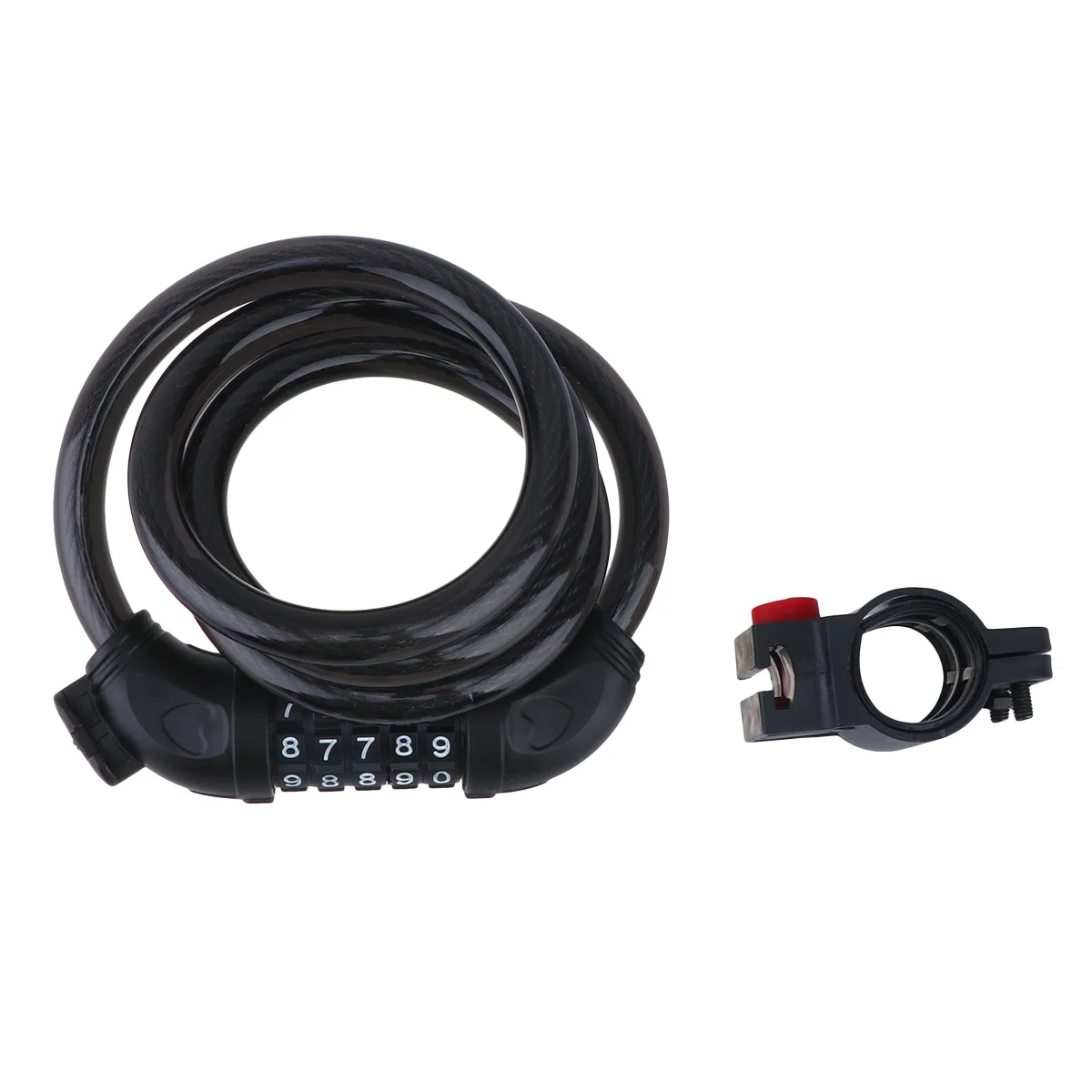 

5 Digit Bike Lock Chain Combination Password Anti-Theft Cable Lock for Bicycle Mountain Bike Motorcycle