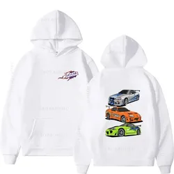 Fast and Furious Theme Sweatshirts for Men Hoodies Essentials Hoodie Men's Autumn Clothing Hooded Shirt Graphic Sweatshirt Y2k