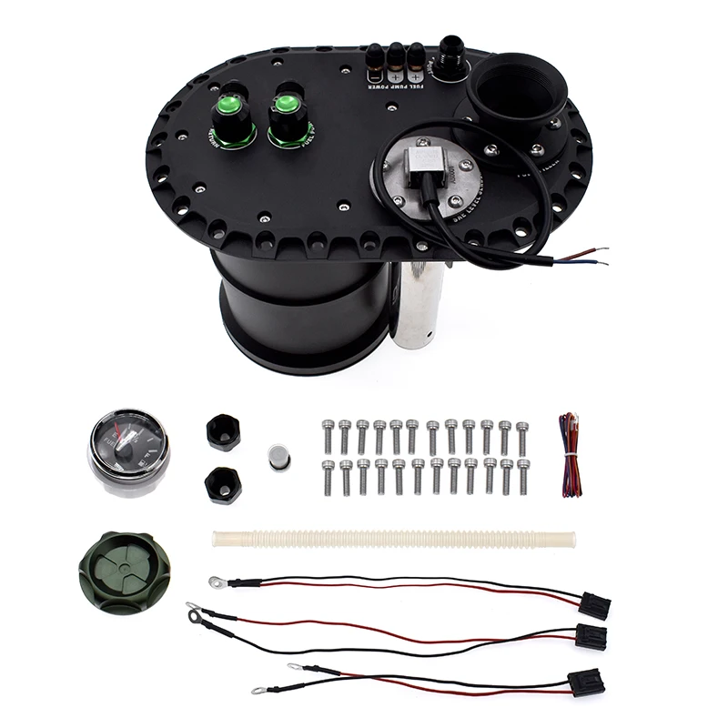 

Анодированный алюминиевый топливный бак объемом 2,2 литра с топливным элементом для гоночных автомобилей