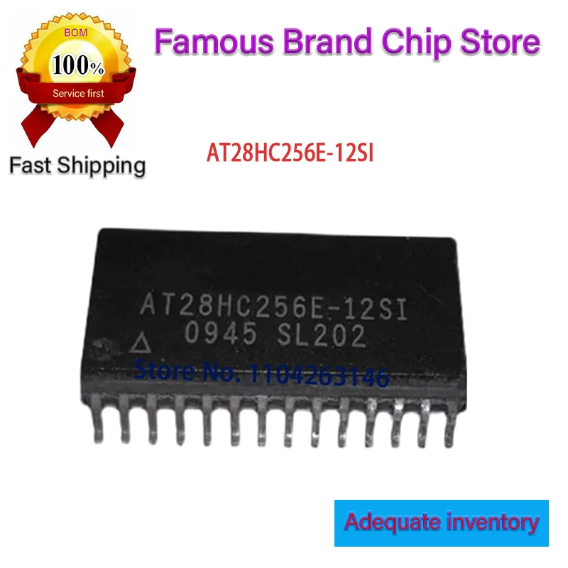 

IN STOCK 10PCS/LOT AT28HC256E-12SI AT28HC256E SOP28