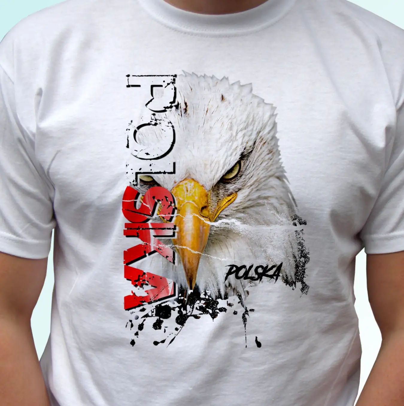 Polska koszulka patriotyczna Poland T Shirt eagle design top tee short sleeves birthday gift All Sizes