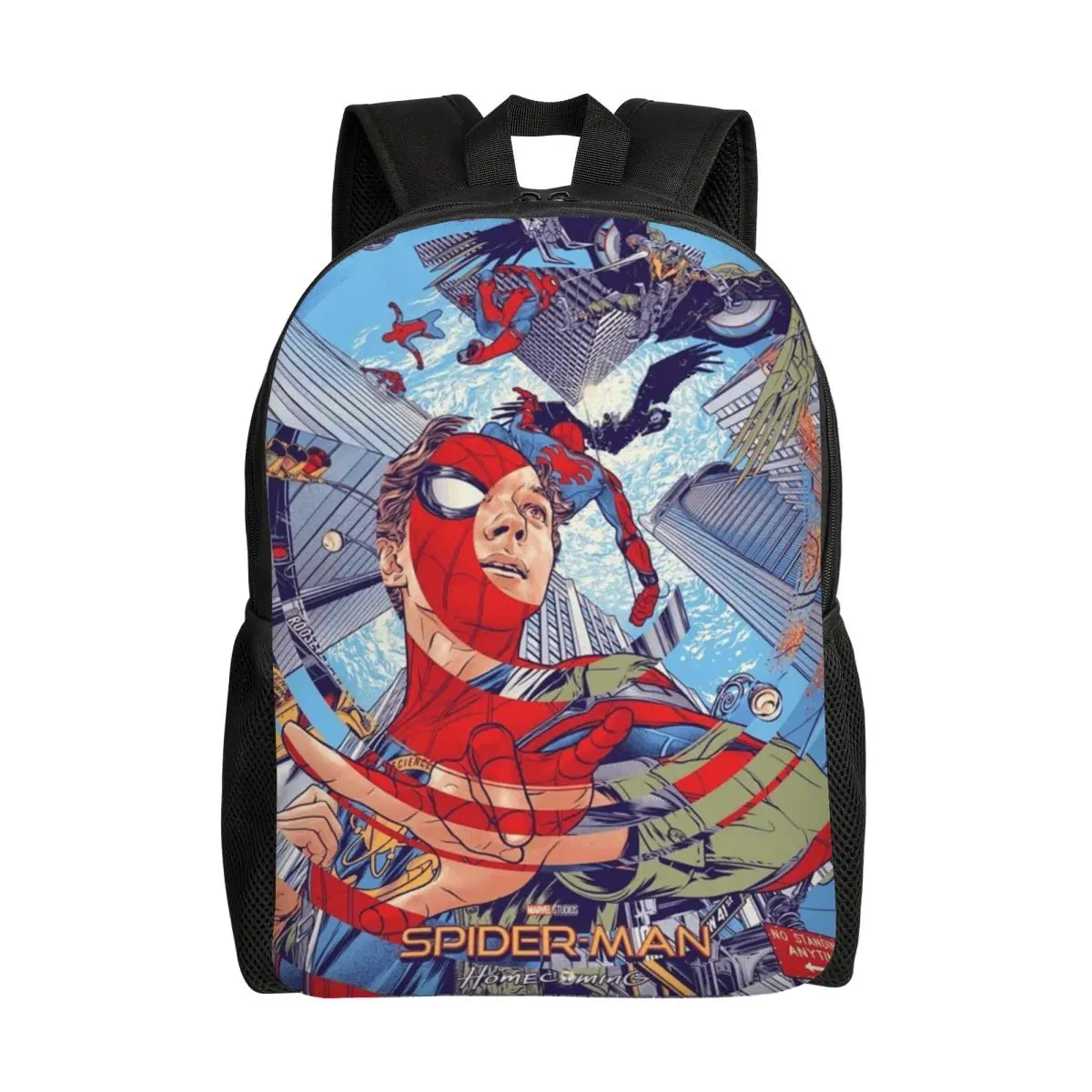 

Marvel Spider-Man Backpack, Women's Oxford Cloth Backpack, Men's School Bag, Travel Backpack, Laptop Backpack