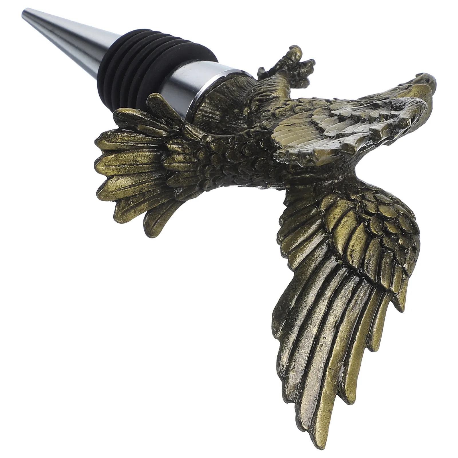 

Reusable Eagle Wine Stopper Strong Zinc Alloy Bottle Sealer for Red White Wine Long Term Storage Decorative Plug