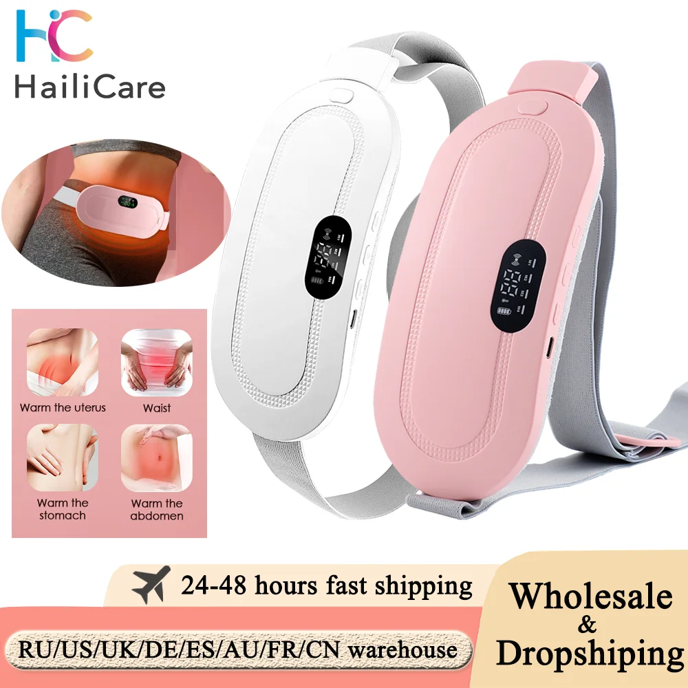 

Lady Menstrual Heating Pad Warm Palace Belt Relieve Menstrual Pain Hot Compress Massager Uterus Cold Dysmenorrhea Relieving Belt