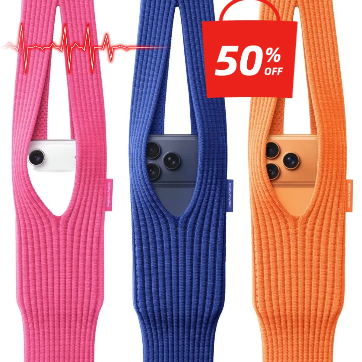 

Подарок для любителей собак и кошек. Зимняя техническая мода 2025 года для Apple iPhone и iPad. Вязаный карман через плечо для закусок для домашних животных. Уютное Рождество.