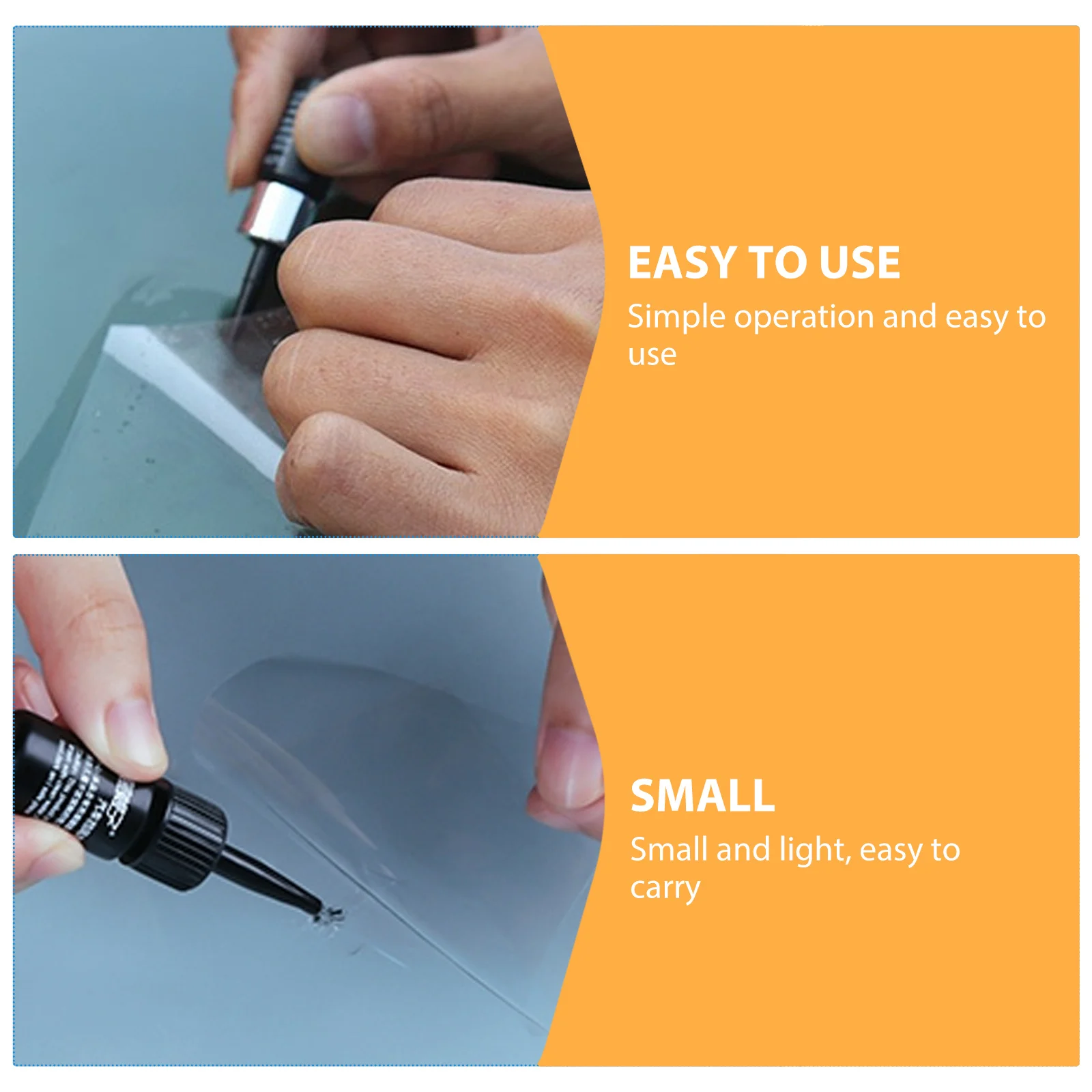 

2Sets Glass Repair Kit Car Windshield Crack Fix Tool Complete Auto Windshield Repair Replenisher Repairing Replenisher