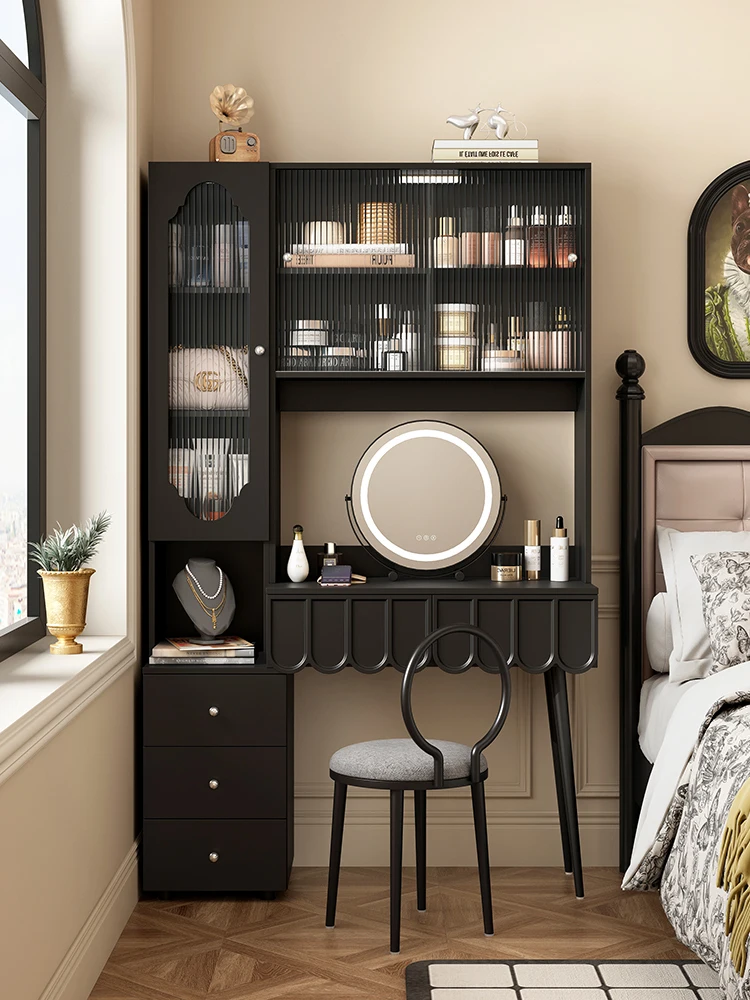 

Dressing Table American Retro Bedroom Makeup Table Small Unit Dressing Table Storage Cabinet Integrated Table