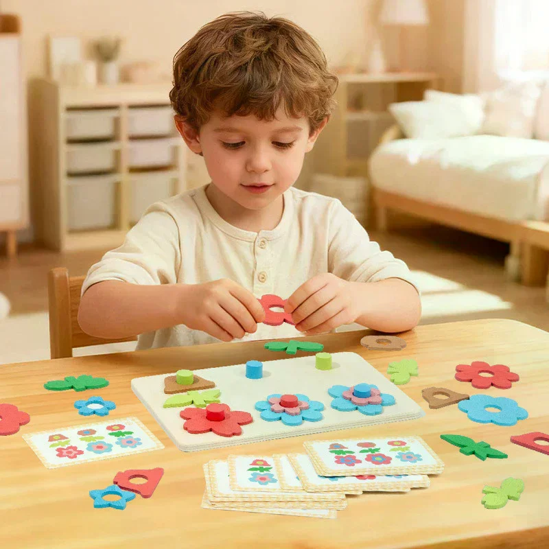 Wooden Flower Stack…