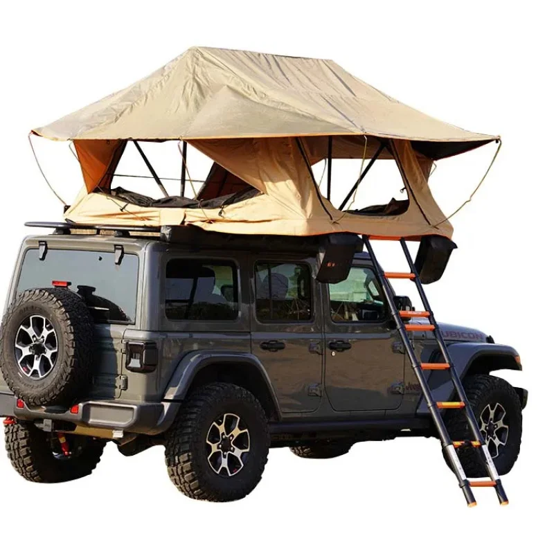 Customized 4x4 Outdoor Camping Rooftop Tent Can Large Space Waterproof Car Soft Shell Roof Top Tent for Sale