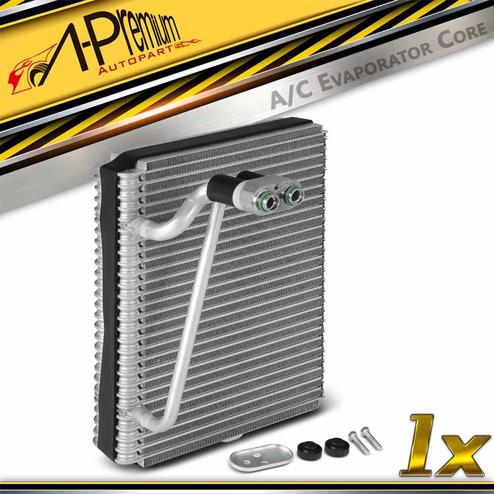 A-Premium Front Side A/C Evaporator Core with Pressing Plate for Kia Sedona 2006-2011 Hyundai Entourage 2007-2008