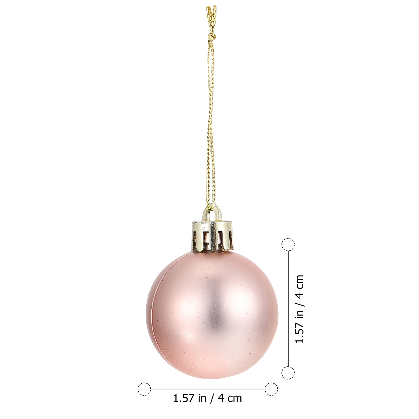 

36Pcs Christmas Ball Ornaments Delicate Glitter Xmas Balls for Tree Decorations Hanging Pendants Holiday Party Supplies