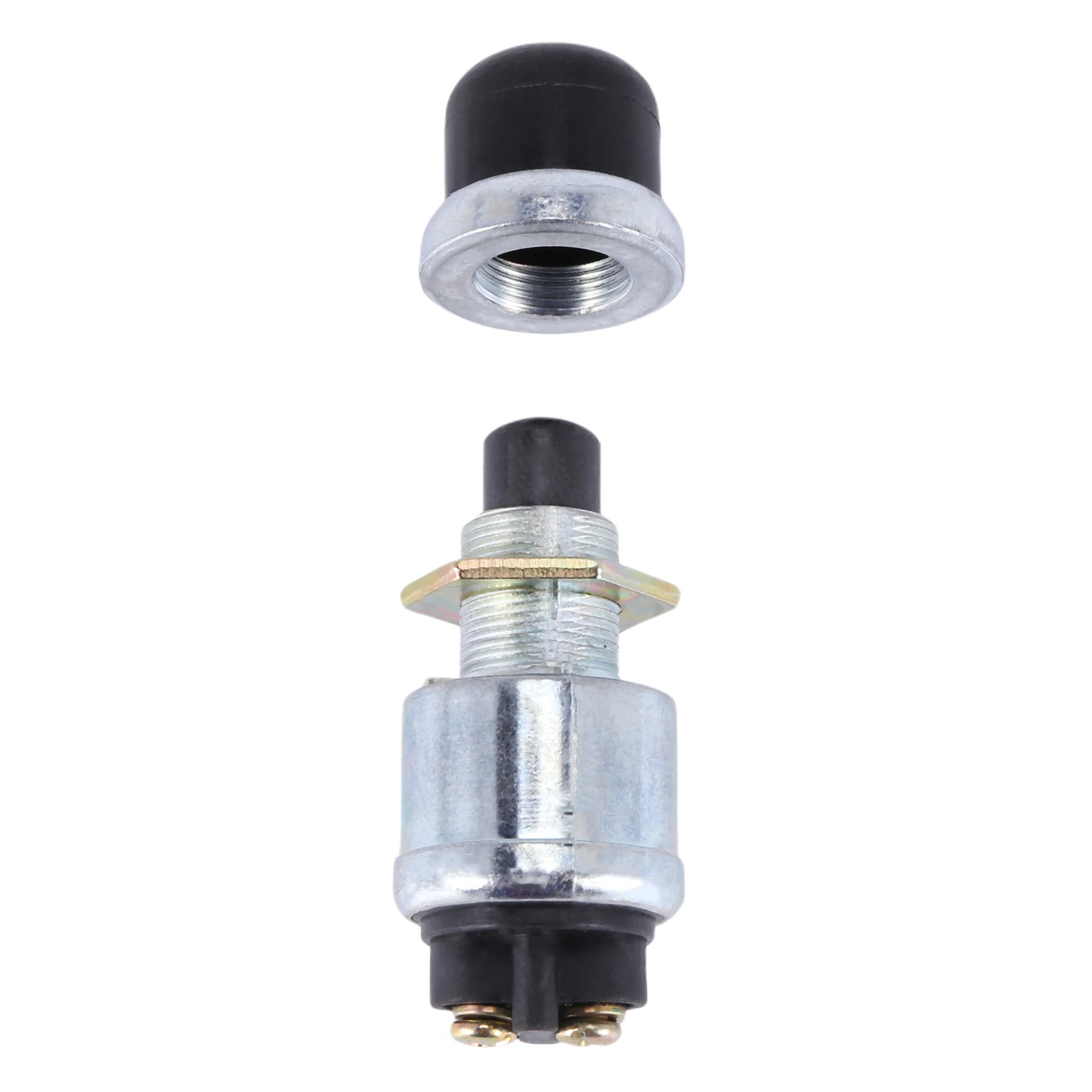 

3X Heavy Duty Engine Start Push Button Heavy-Duty Momentary Start Switch 12V Dc Weatherproof Push Button (50 Amps)