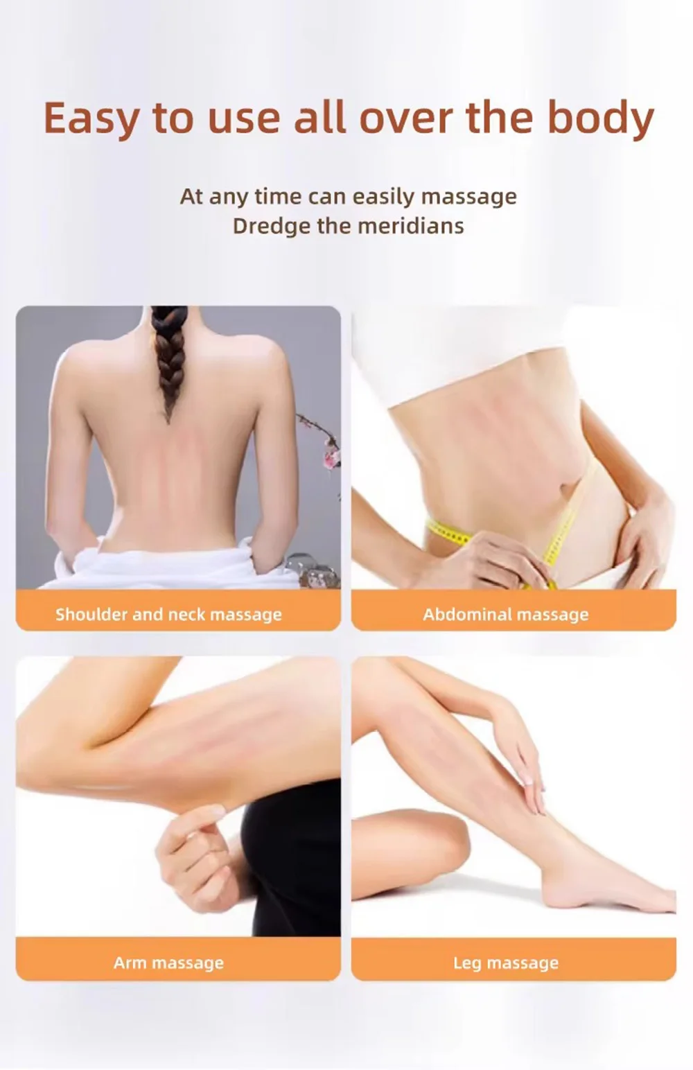 Beheizter Massageroller mit rotem Licht, elektrisches rotierendes Körpermassagegerät zur Gewichtsreduktion, Muskelentspannung, Anti-Cellulite, Heimgebrauch – Detail 14
