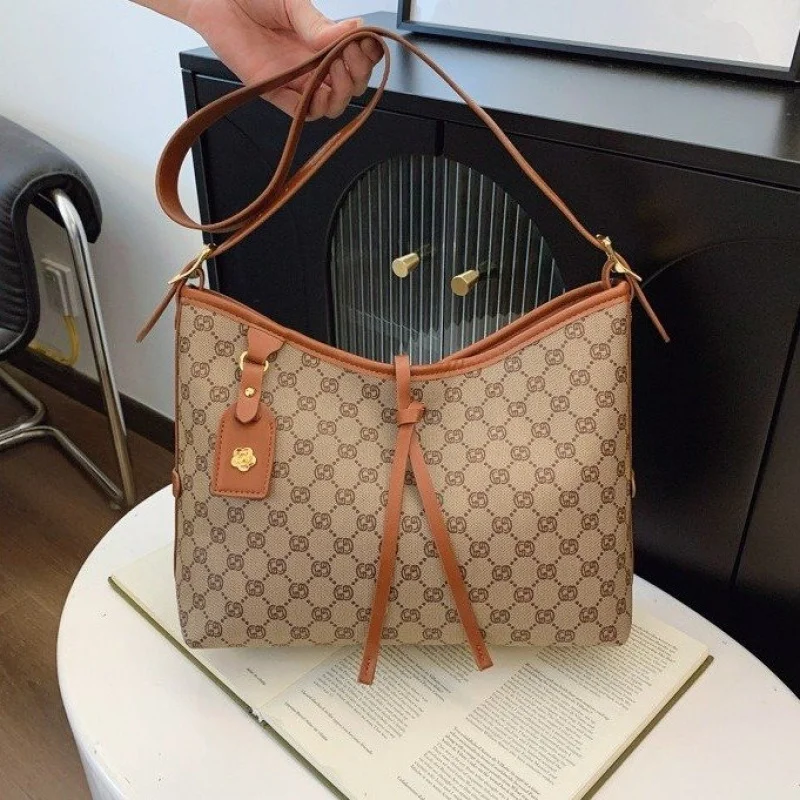 

Модная женская сумка-мессенджер из кожи с принтом Gully, высококачественная винтажная парижская сумка в повседневном изысканном стиле ​