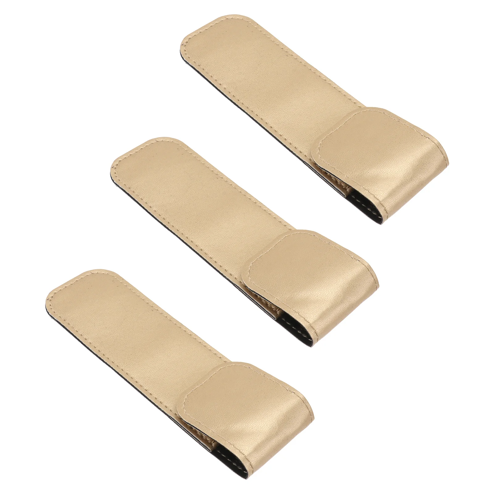 3 stks Pu Rvs Wimper Pincet Mouw Schokbestendige Beschermhoes Voor Enten Gereedschap Kleine Houder Cover