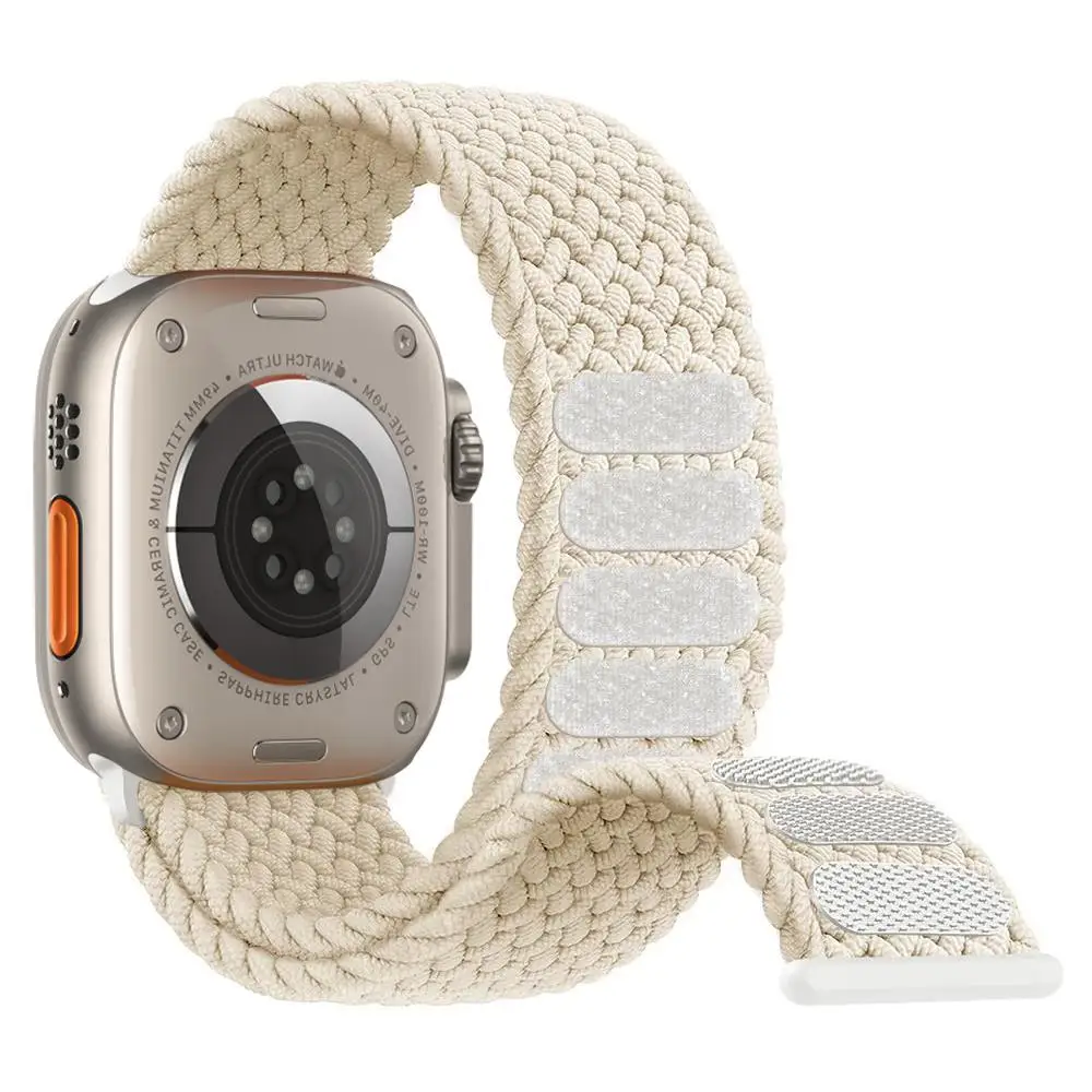 Braided Solo Loop For Apple watch Band 44mm 40mm 45mm 41mm 42mm ultra 2 49mm correa bracelet iwatch series 9 7 3 5 se 6 8 Strap