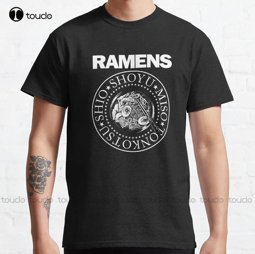 The Ramens Bowl Ramen Noodle Punk Rock Music Classic T-Shirt T Shirt For Men Custom Aldult Teen Unisex Xs-5Xl Fashion Funny