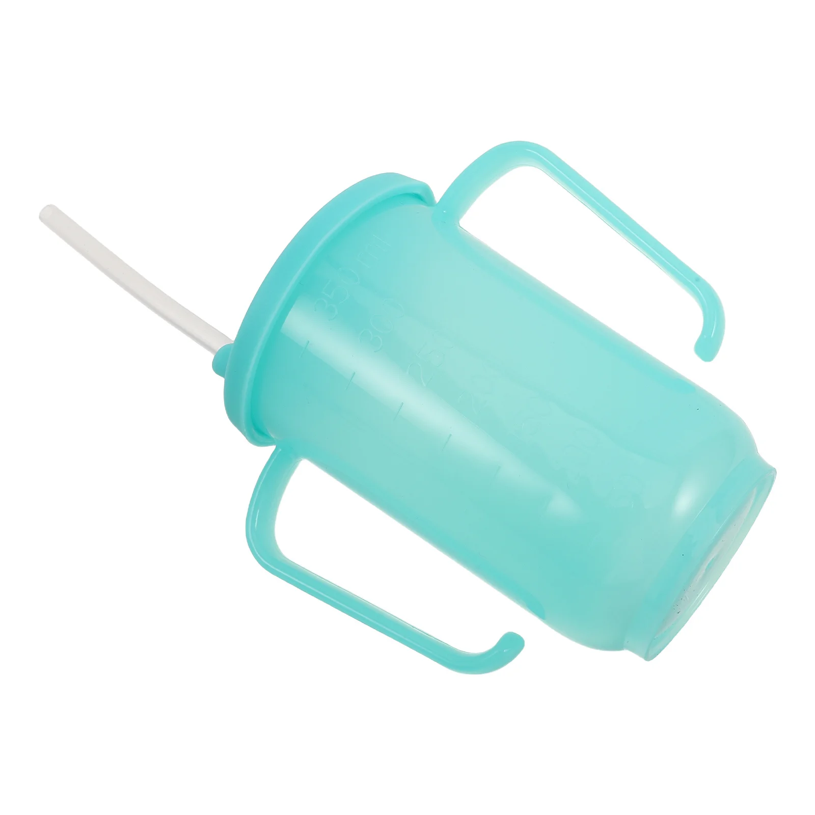 

2Pcs Multifunctional Feeding Cup with Long Straw Leakproof Cup for Seniors Disabled Adults Hydration Solution for Liquid Diet